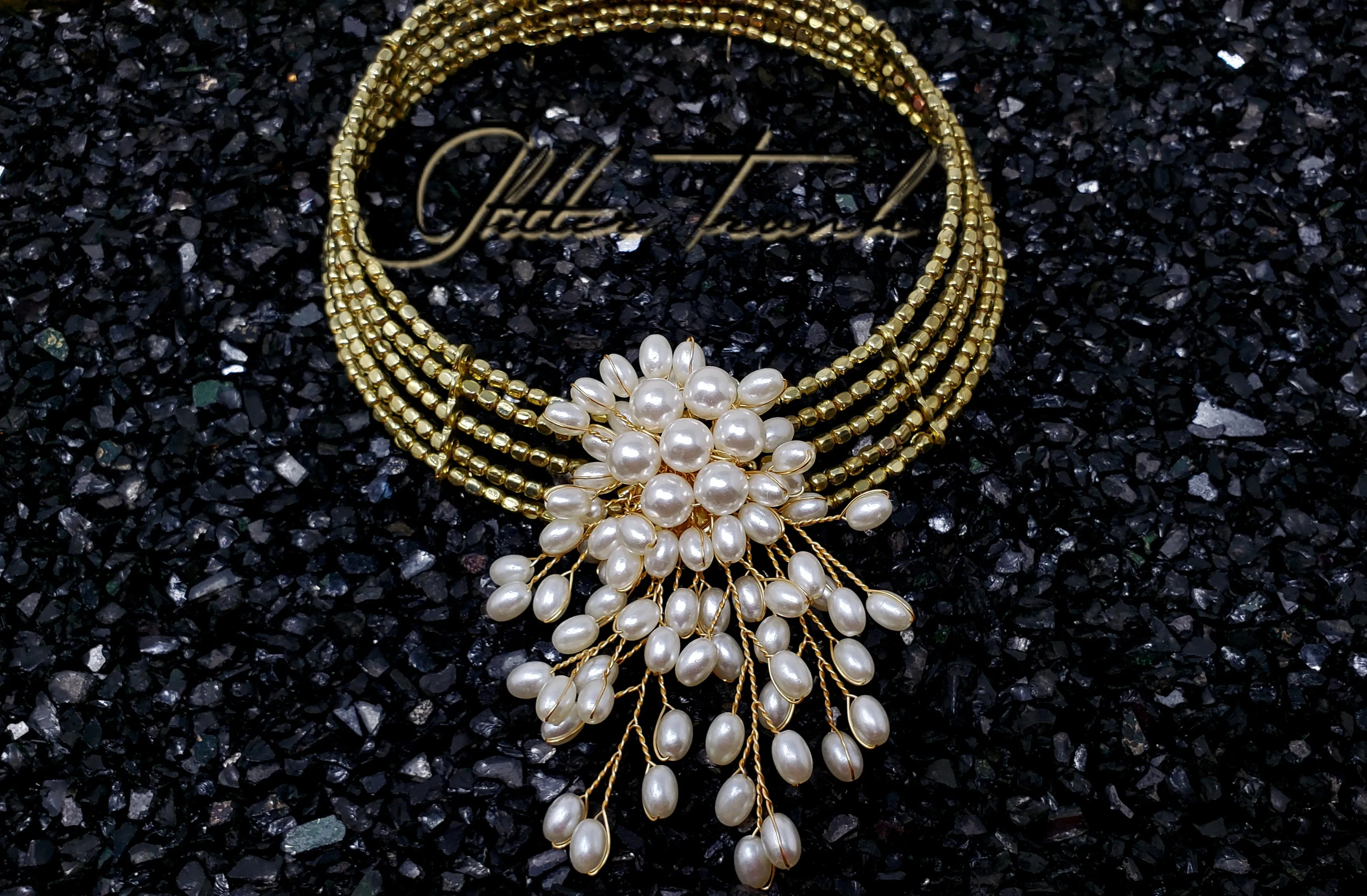 Pearl Palooza Statement Brooch