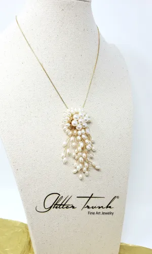 Pearl Palooza Statement Brooch