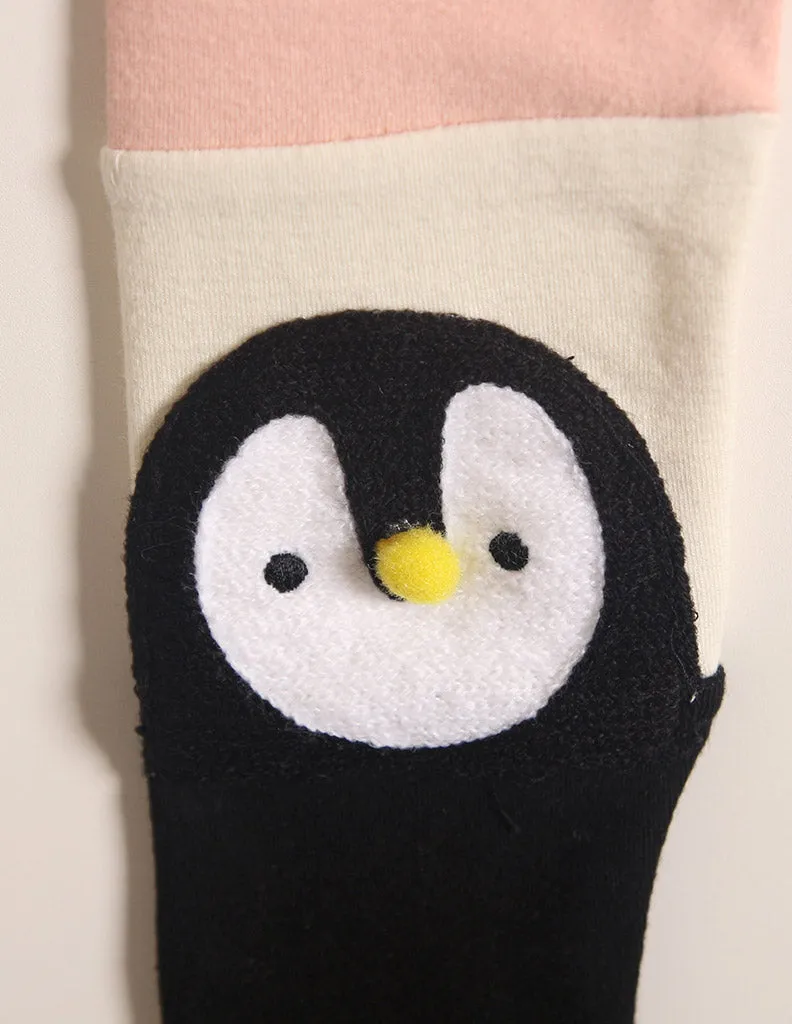 Penguin Leggings Pink