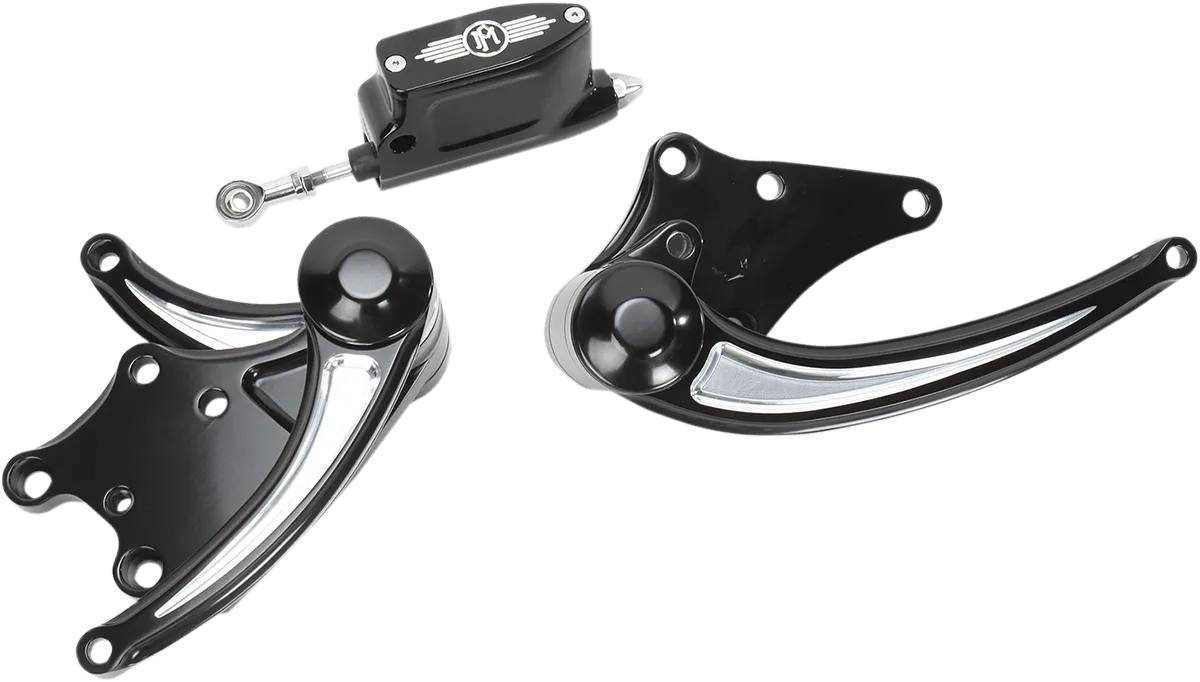Performance Machine 0035-0109-BM Stock Length Contour Forward Controls - Contrast Cut