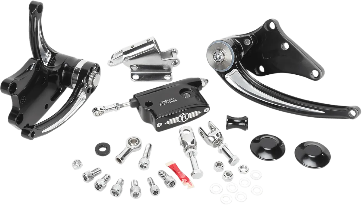 Performance Machine 0035-0109-BM Stock Length Contour Forward Controls - Contrast Cut