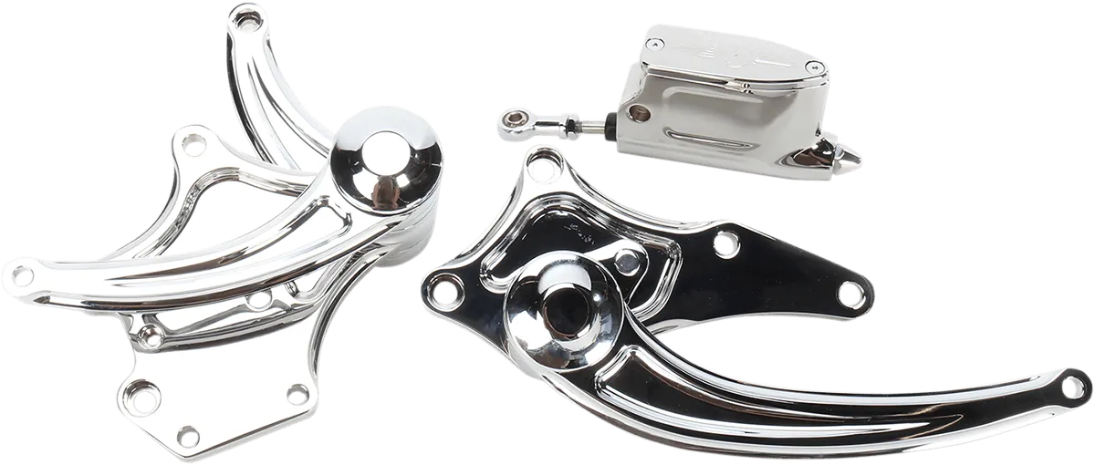 Performance Machine 0035-0111-CH  2in. Contour Forward Controls - Chrome