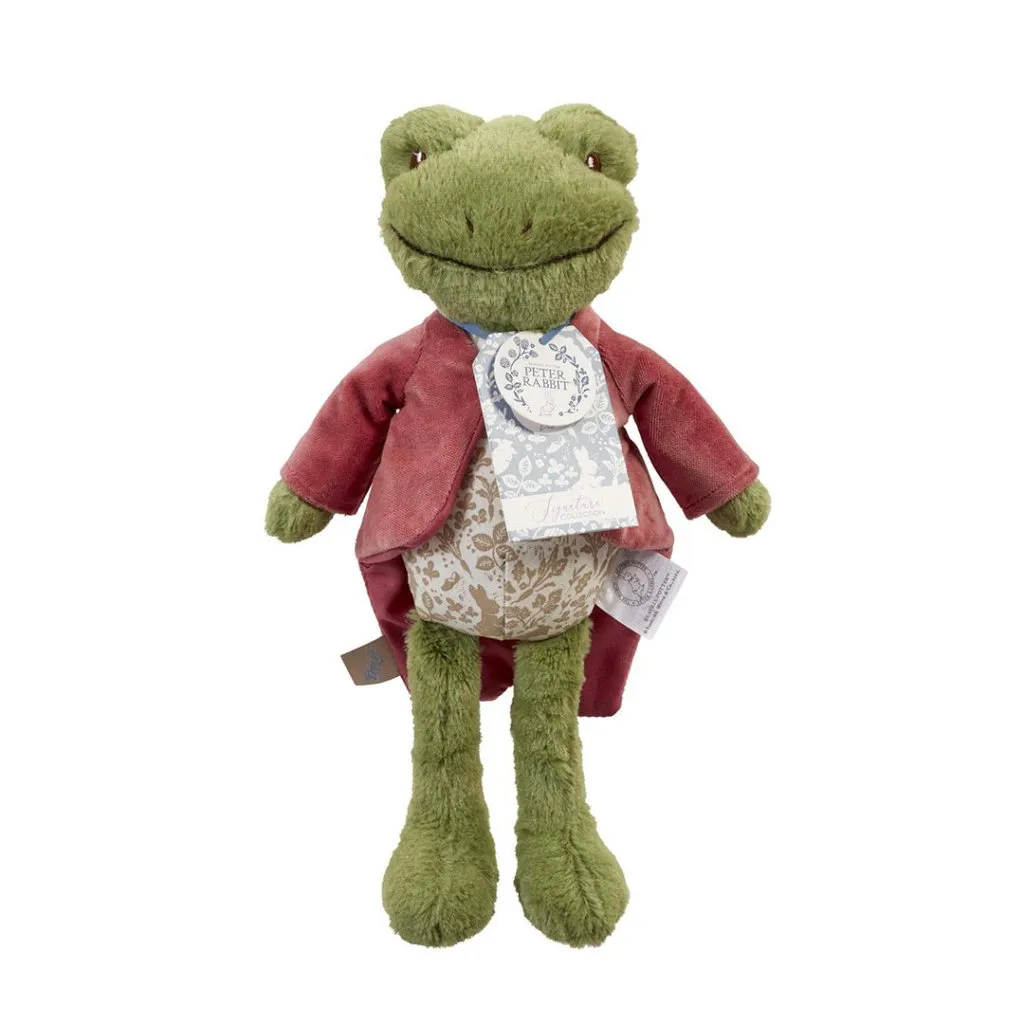 PETER RABBIT Signature Jeremy Fisher Deluxe Soft Toy 34 cm