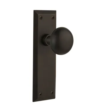 Philadelphia Interior Door Knob Set, Long Plate
