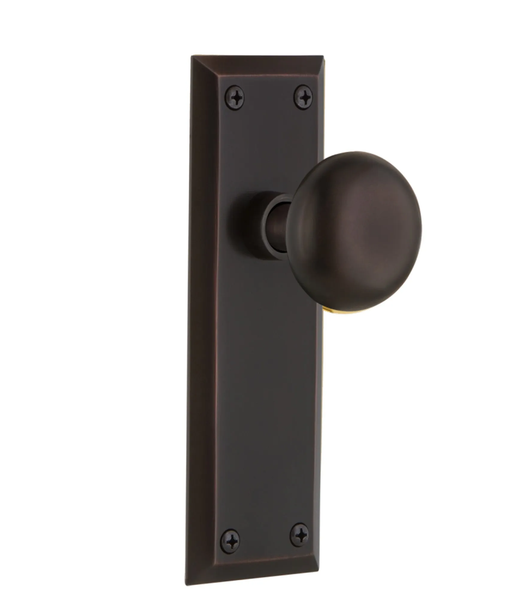 Philadelphia Interior Door Knob Set, Long Plate
