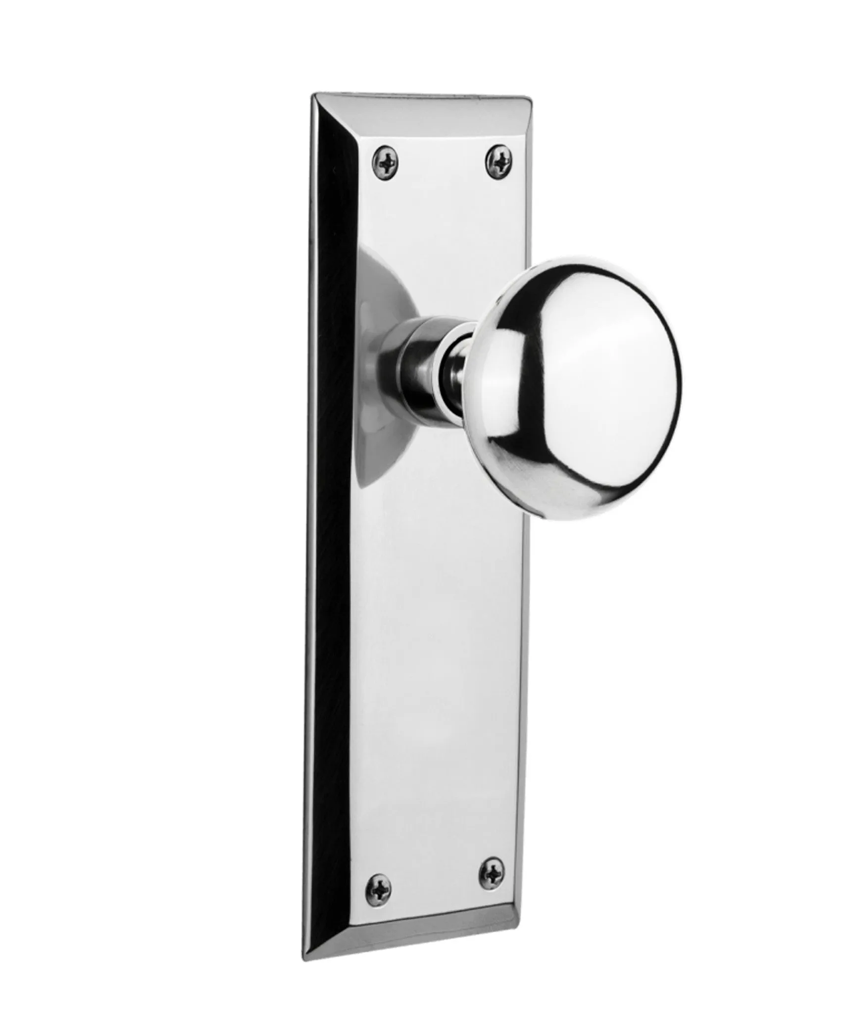 Philadelphia Interior Door Knob Set, Long Plate