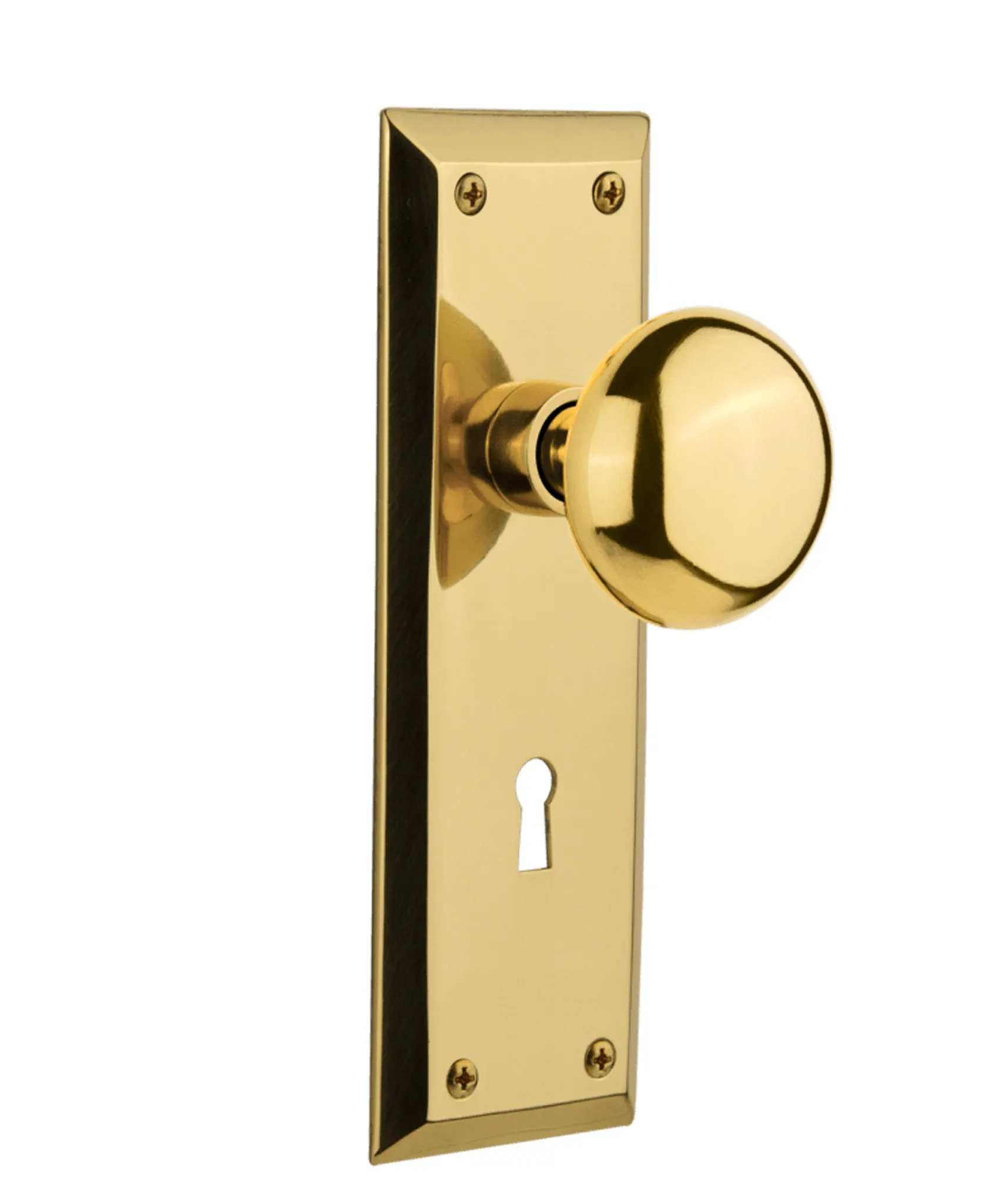 Philadelphia Interior Door Knob Set, Long Plate