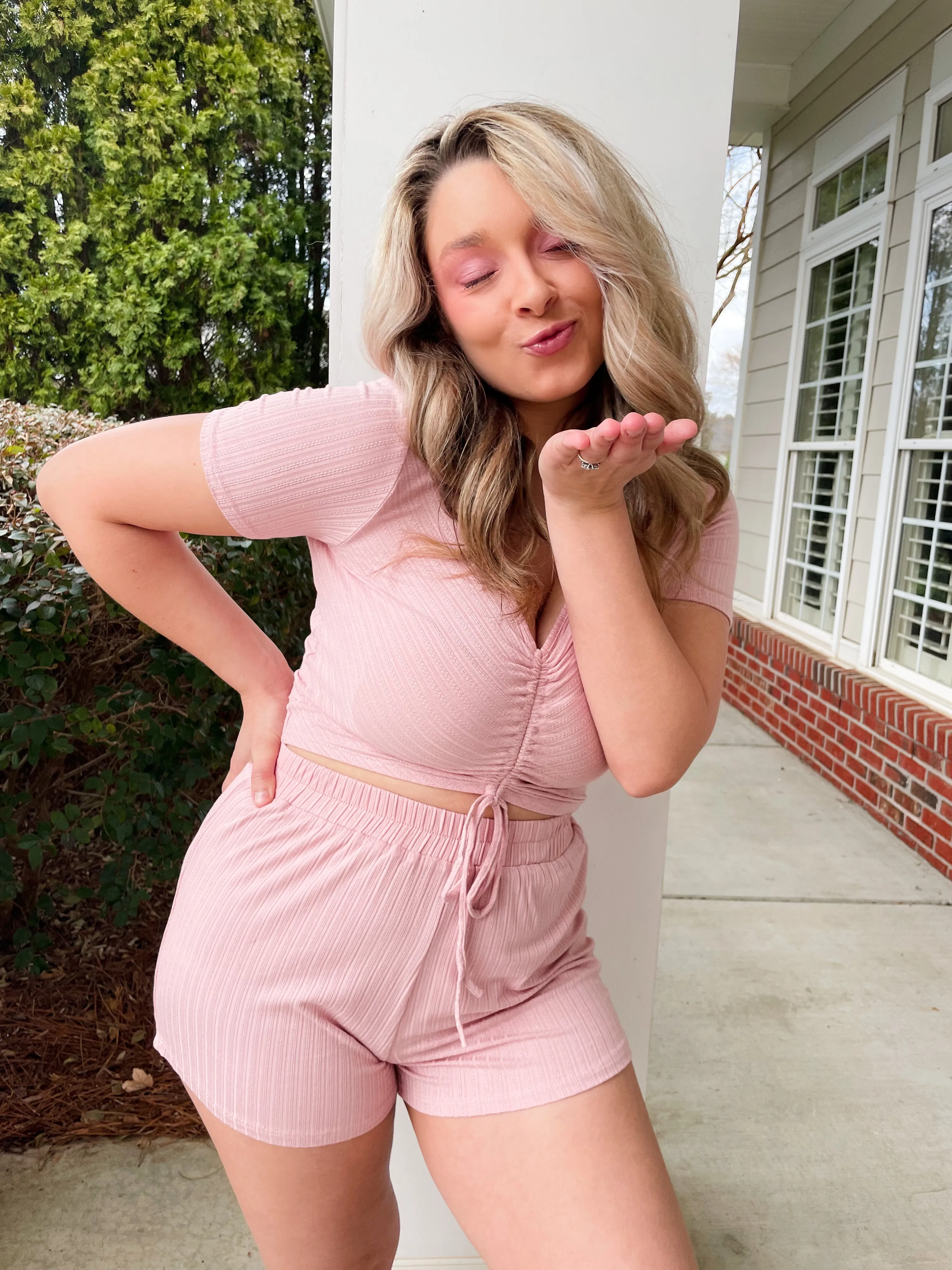 Pink Lemonade Short Set