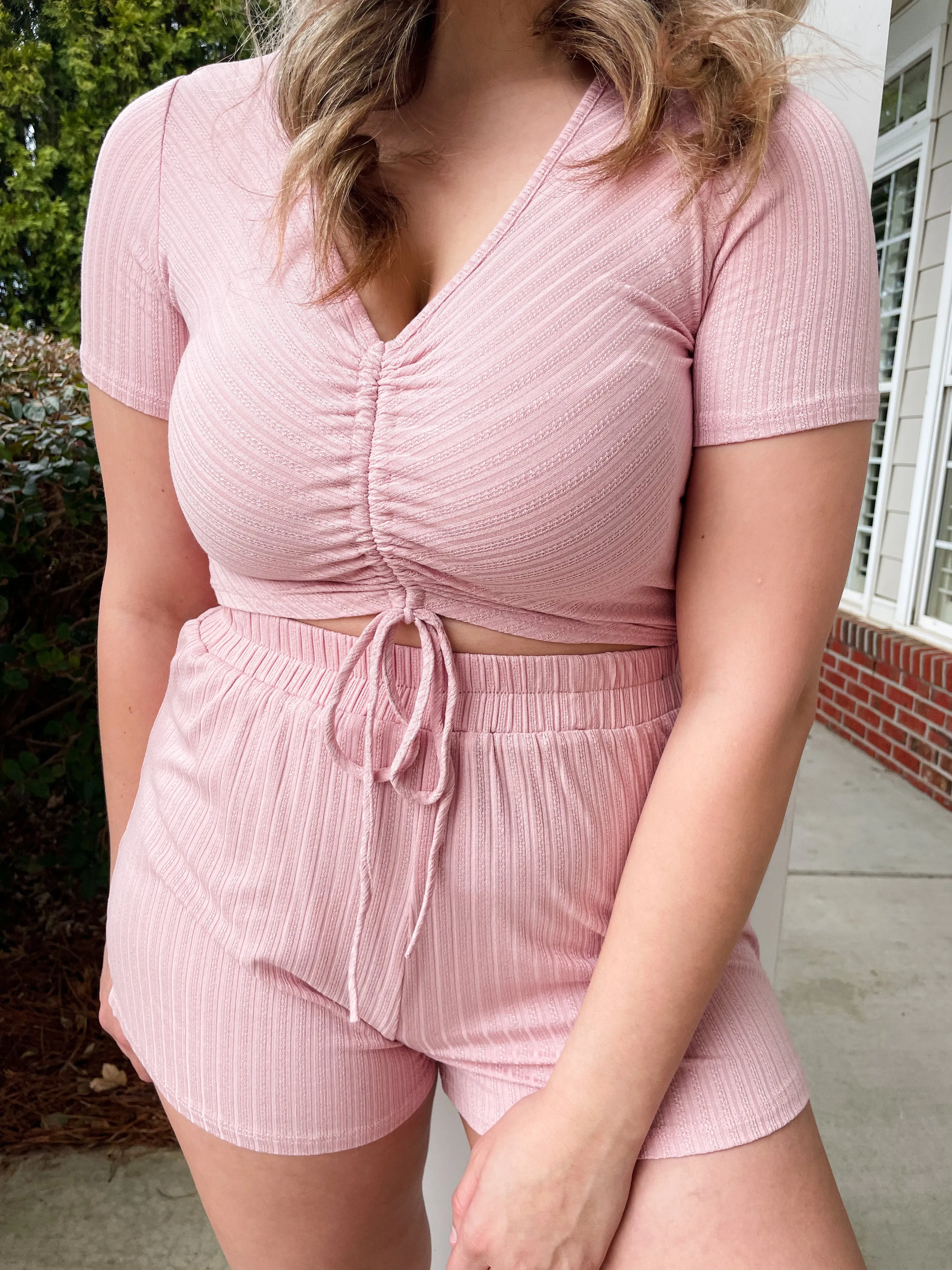 Pink Lemonade Short Set