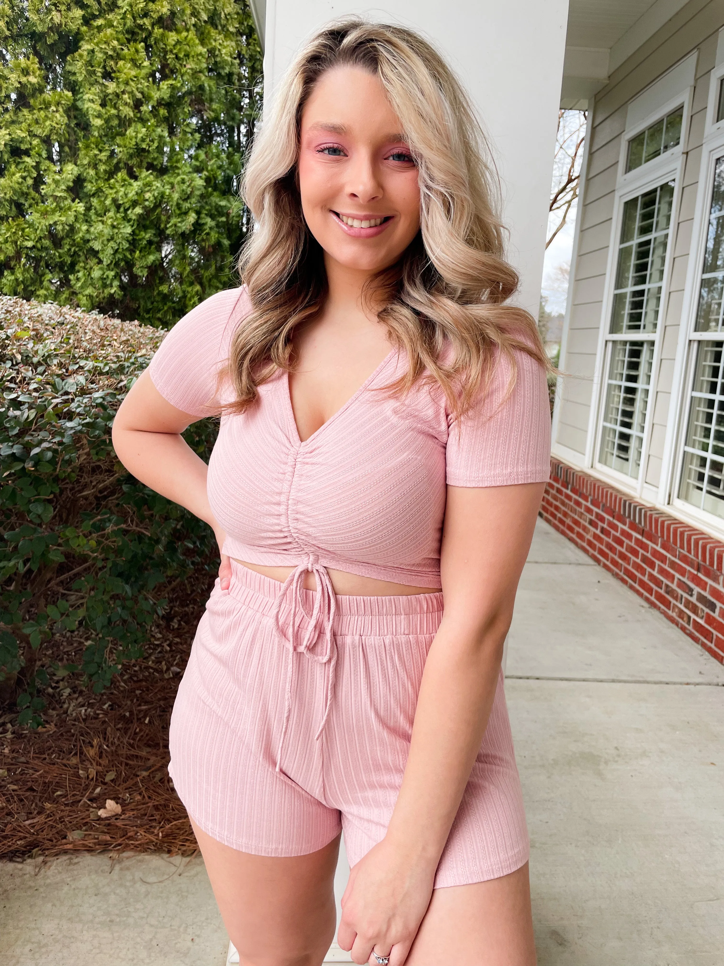 Pink Lemonade Short Set