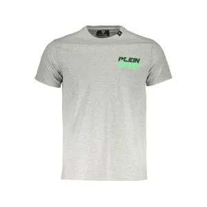 Plein Sport Brown Cotton Men T-Shirt