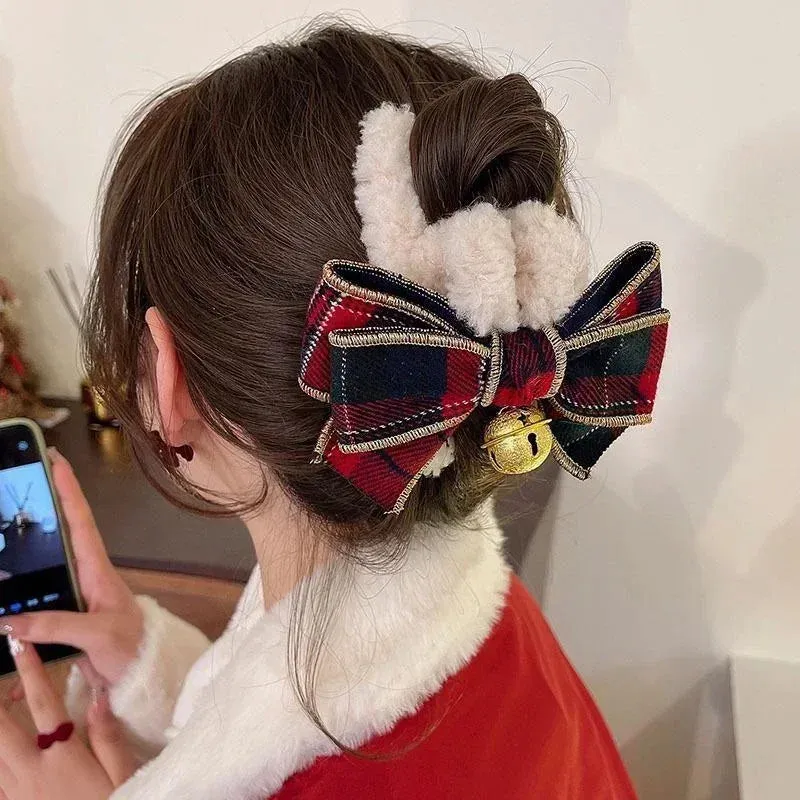 Plush Grip bow Clip