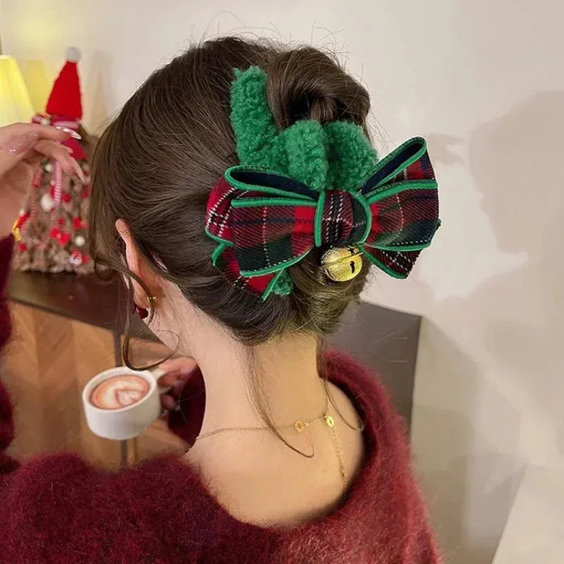 Plush Grip bow Clip
