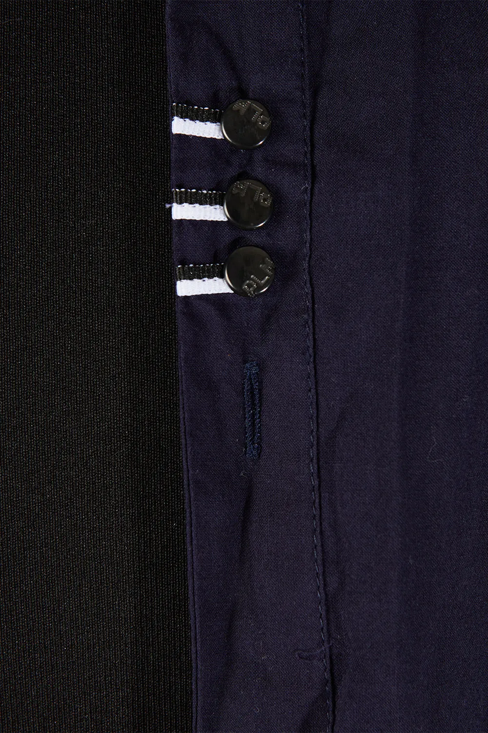 Polim Pier Navy Short Sleeve Button Down Shirt