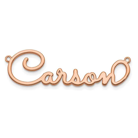 Polished Sacramento Font Name Plate
