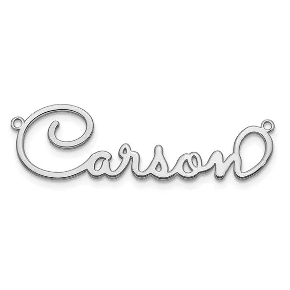 Polished Sacramento Font Name Plate