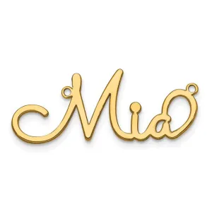 Polished Sacramento Font Name Plate
