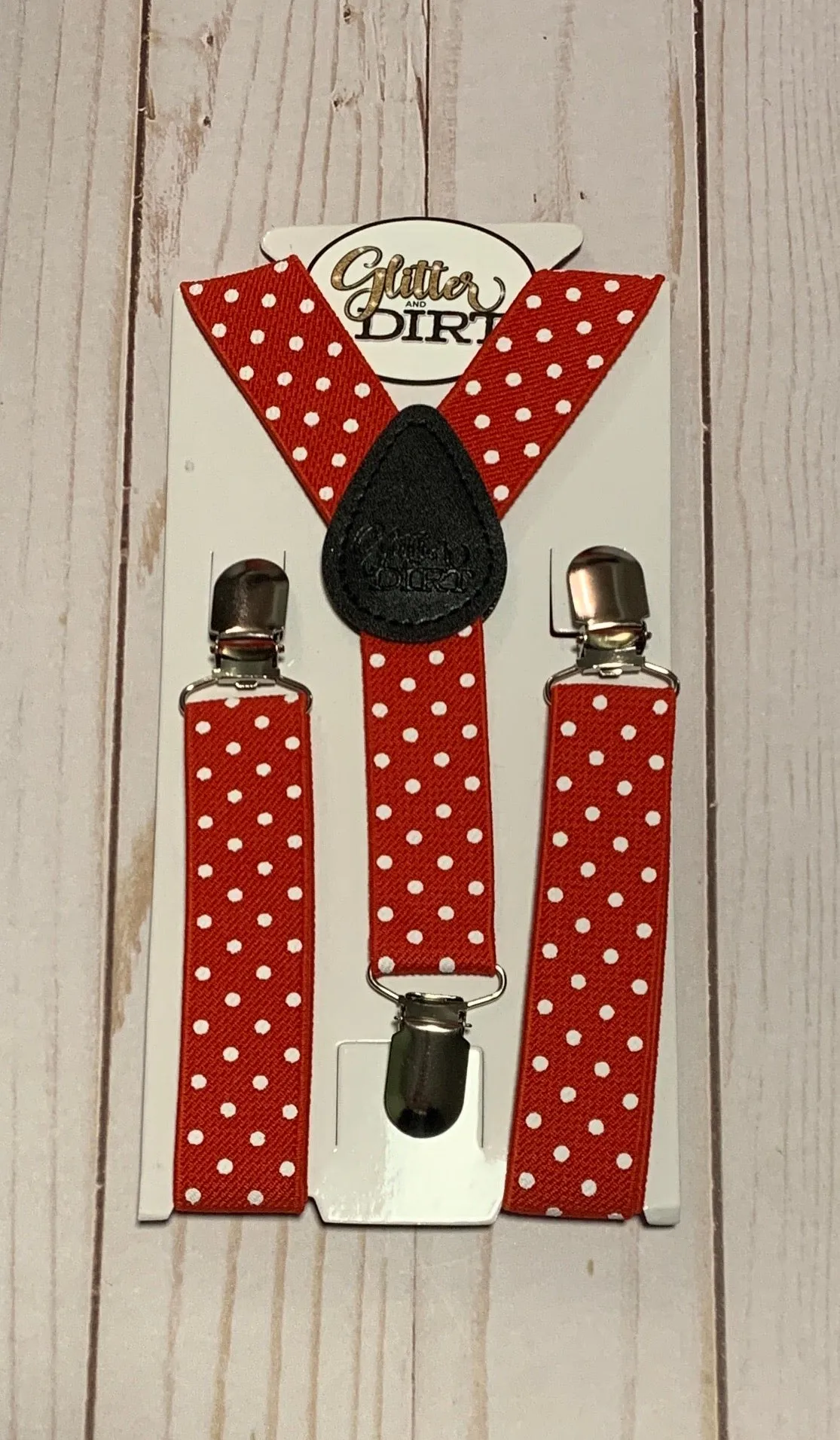 Polka Dot Suspenders