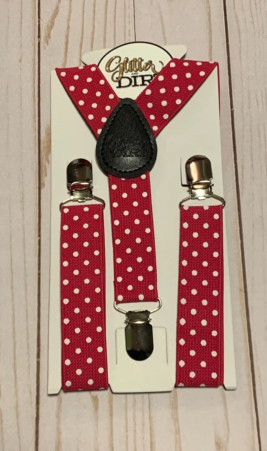 Polka Dot Suspenders