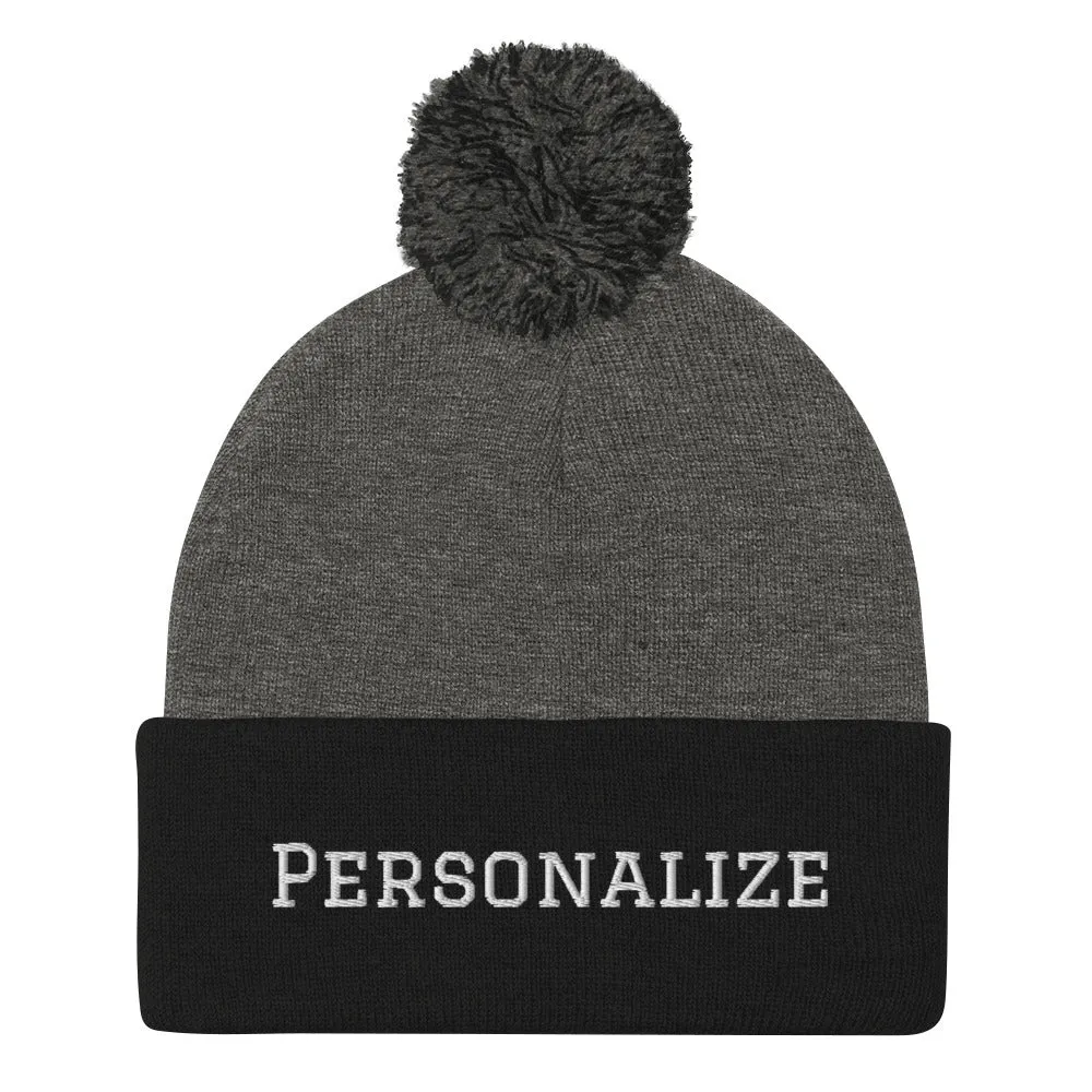 Pom-Pom Beanie (Personalize)