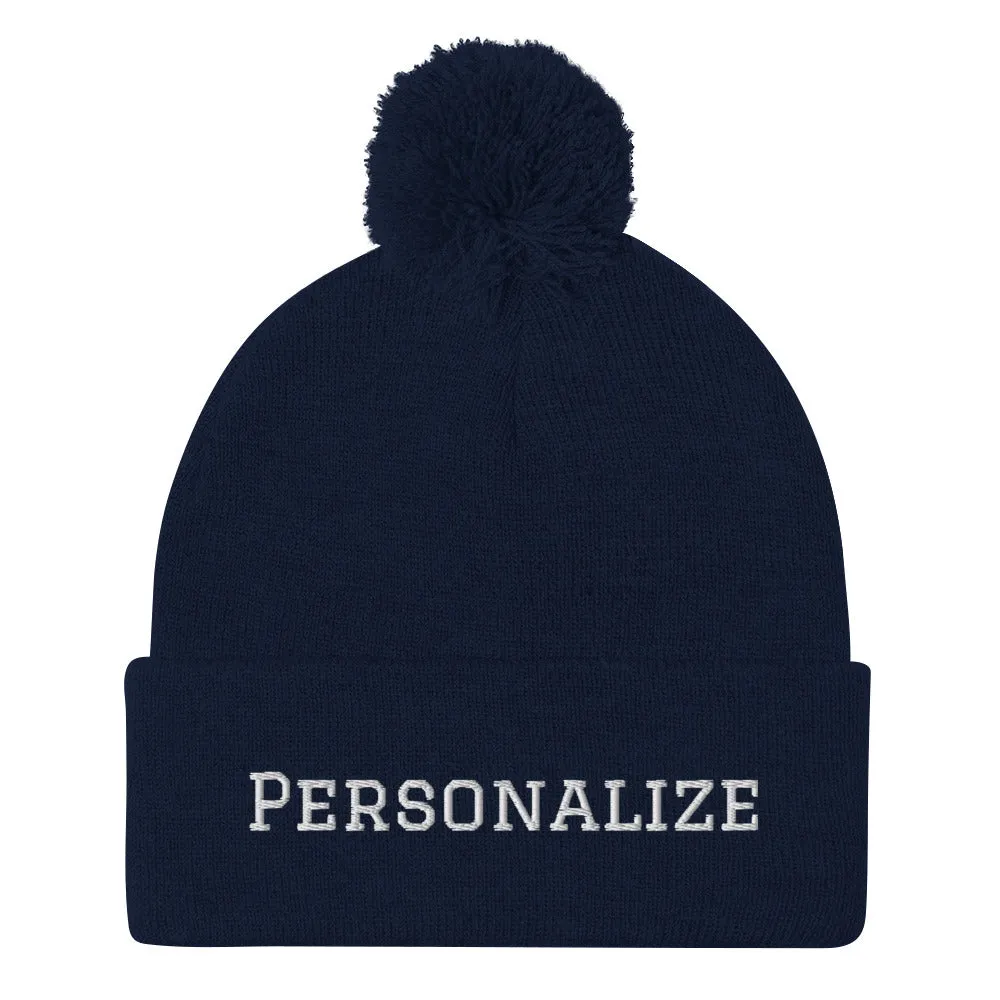 Pom-Pom Beanie (Personalize)