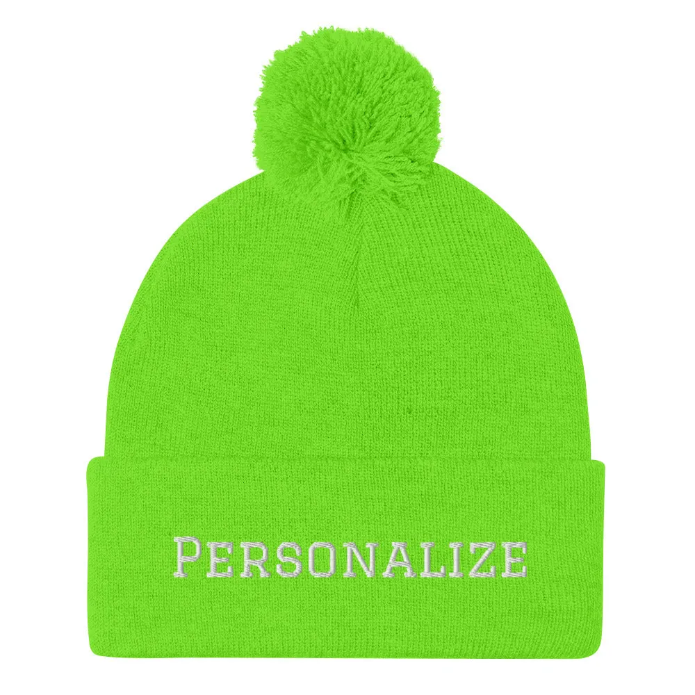 Pom-Pom Beanie (Personalize)