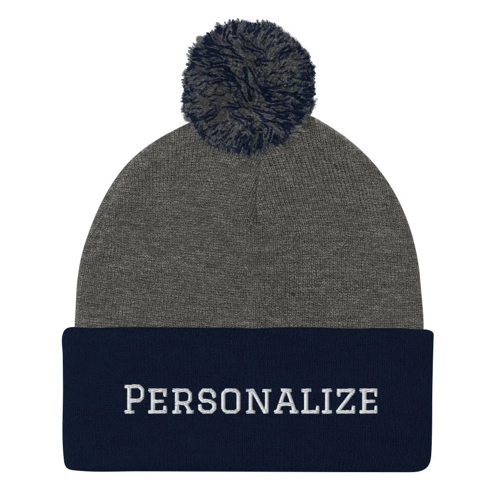 Pom-Pom Beanie (Personalize)