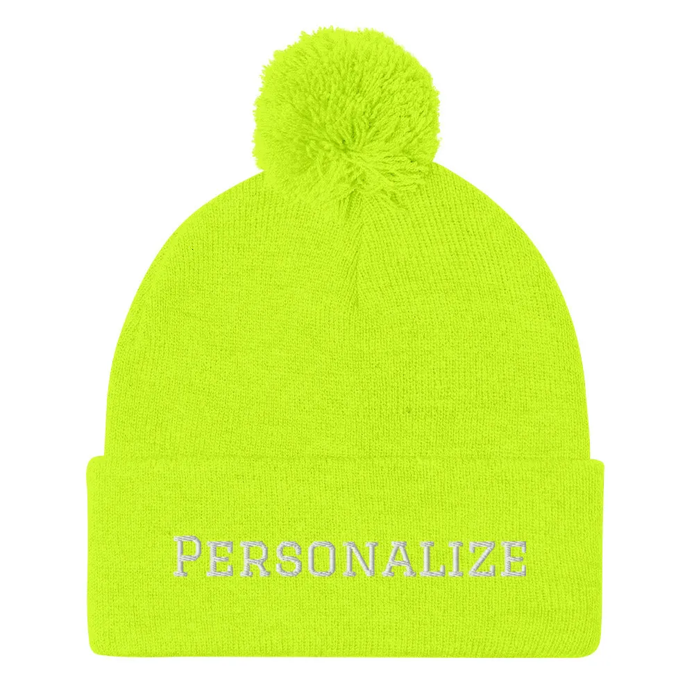 Pom-Pom Beanie (Personalize)