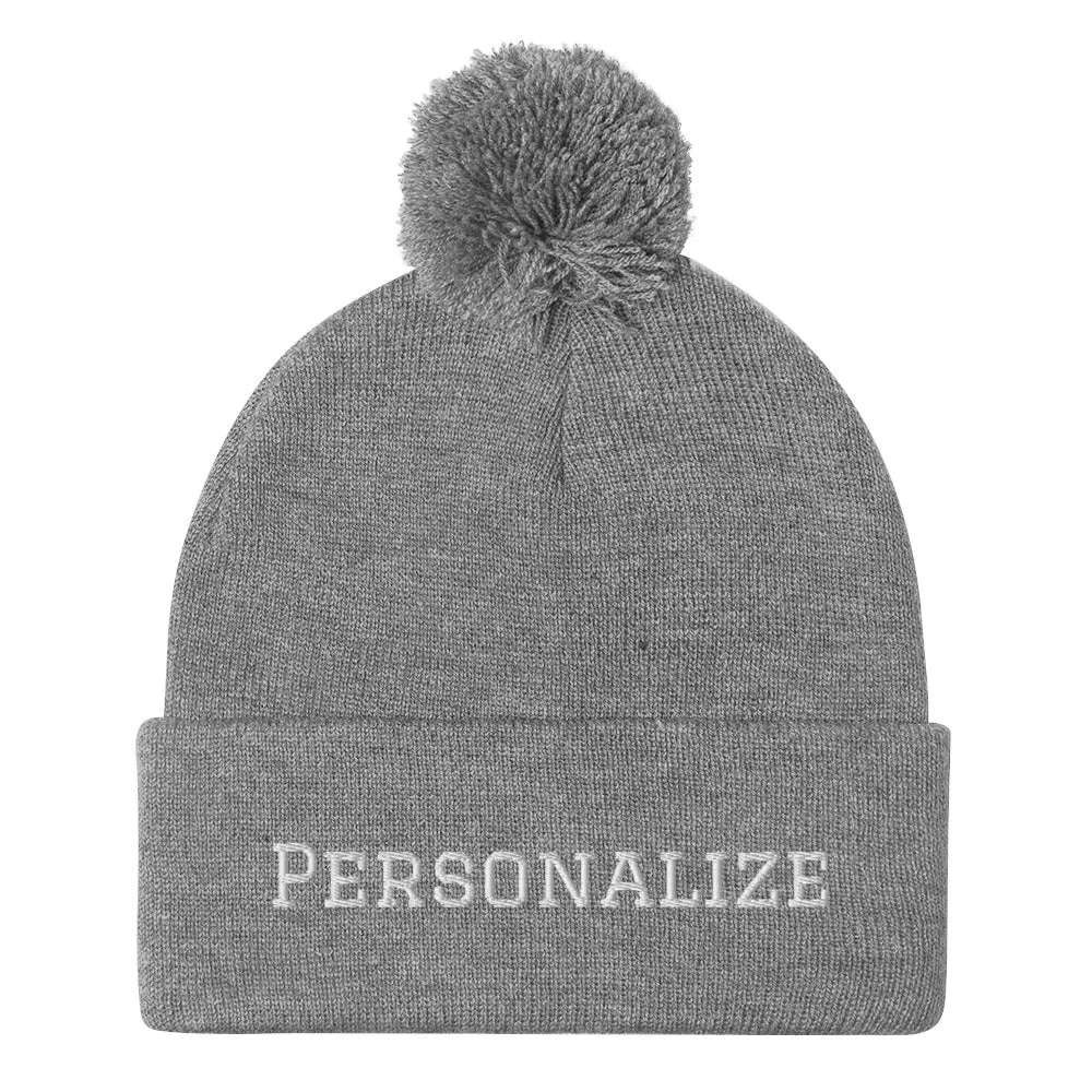 Pom-Pom Beanie (Personalize)