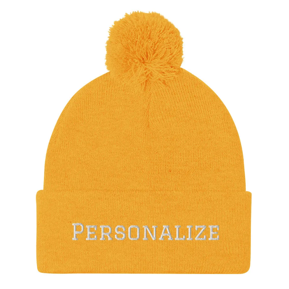 Pom-Pom Beanie (Personalize)
