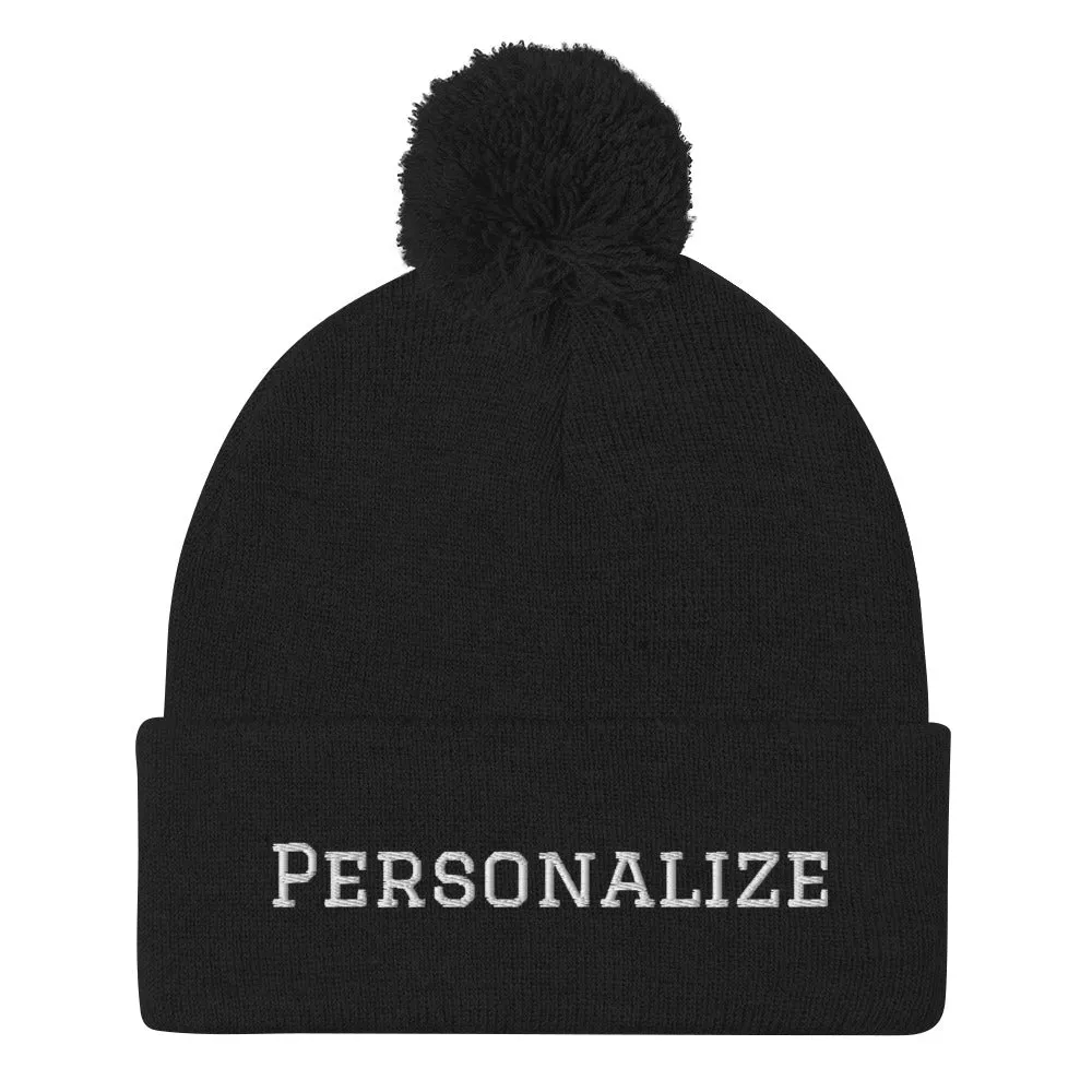 Pom-Pom Beanie (Personalize)