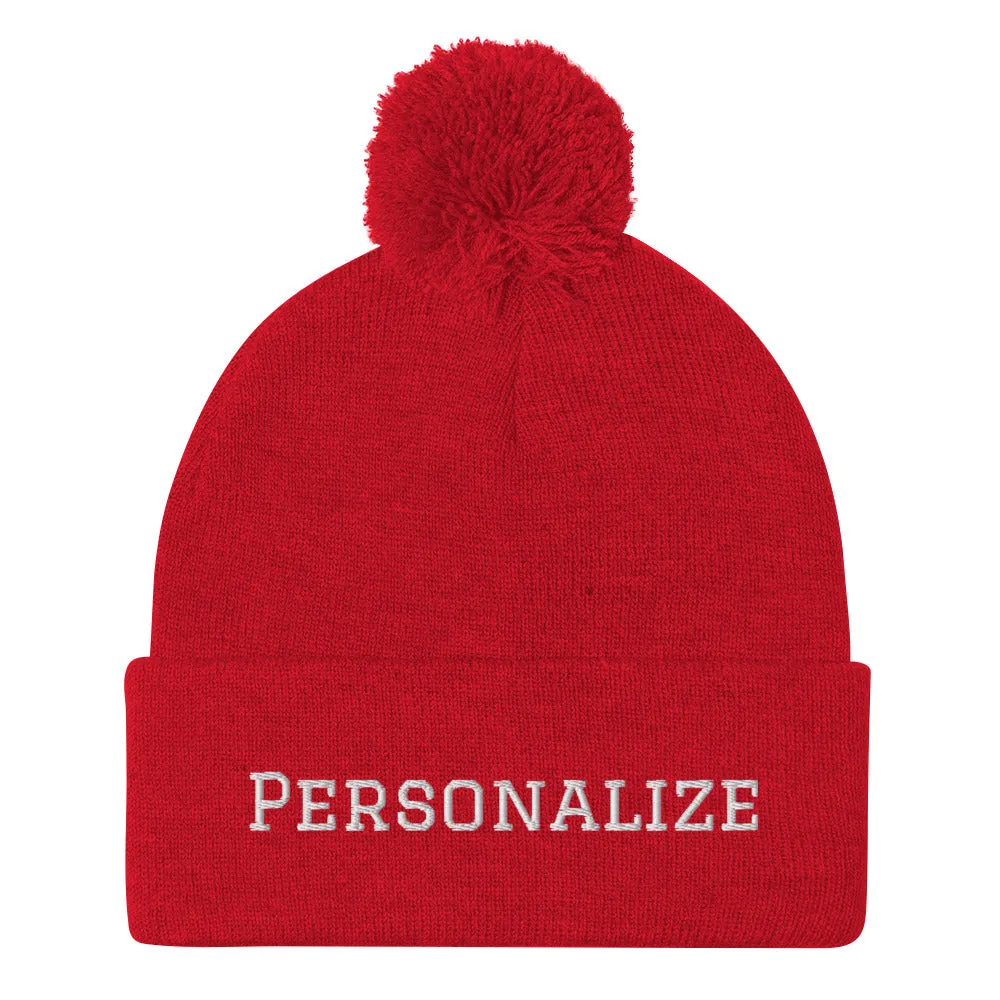 Pom-Pom Beanie (Personalize)