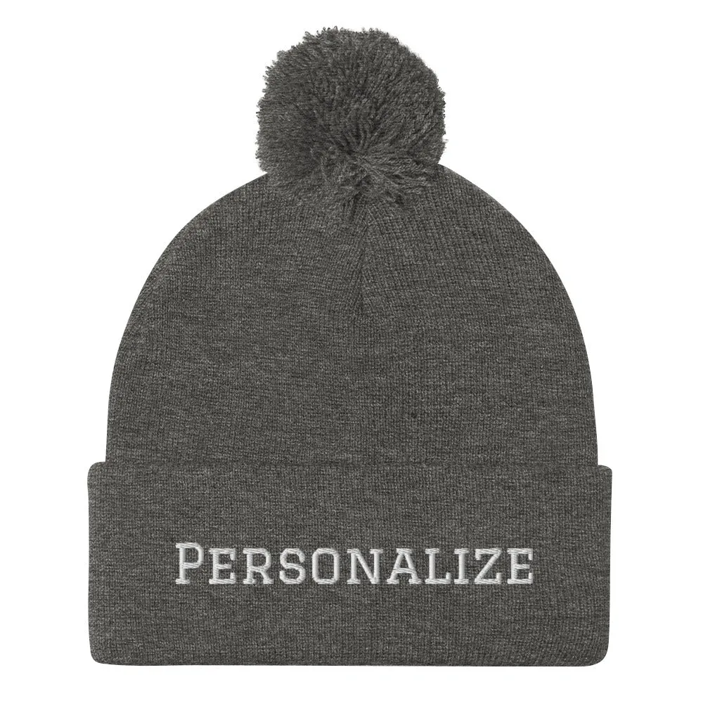 Pom-Pom Beanie (Personalize)