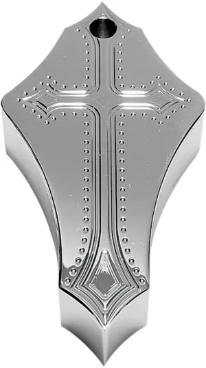 Precision Billet DRK-570-ALL-CHR Horn Cover and Bracket - Darkside - Chrome