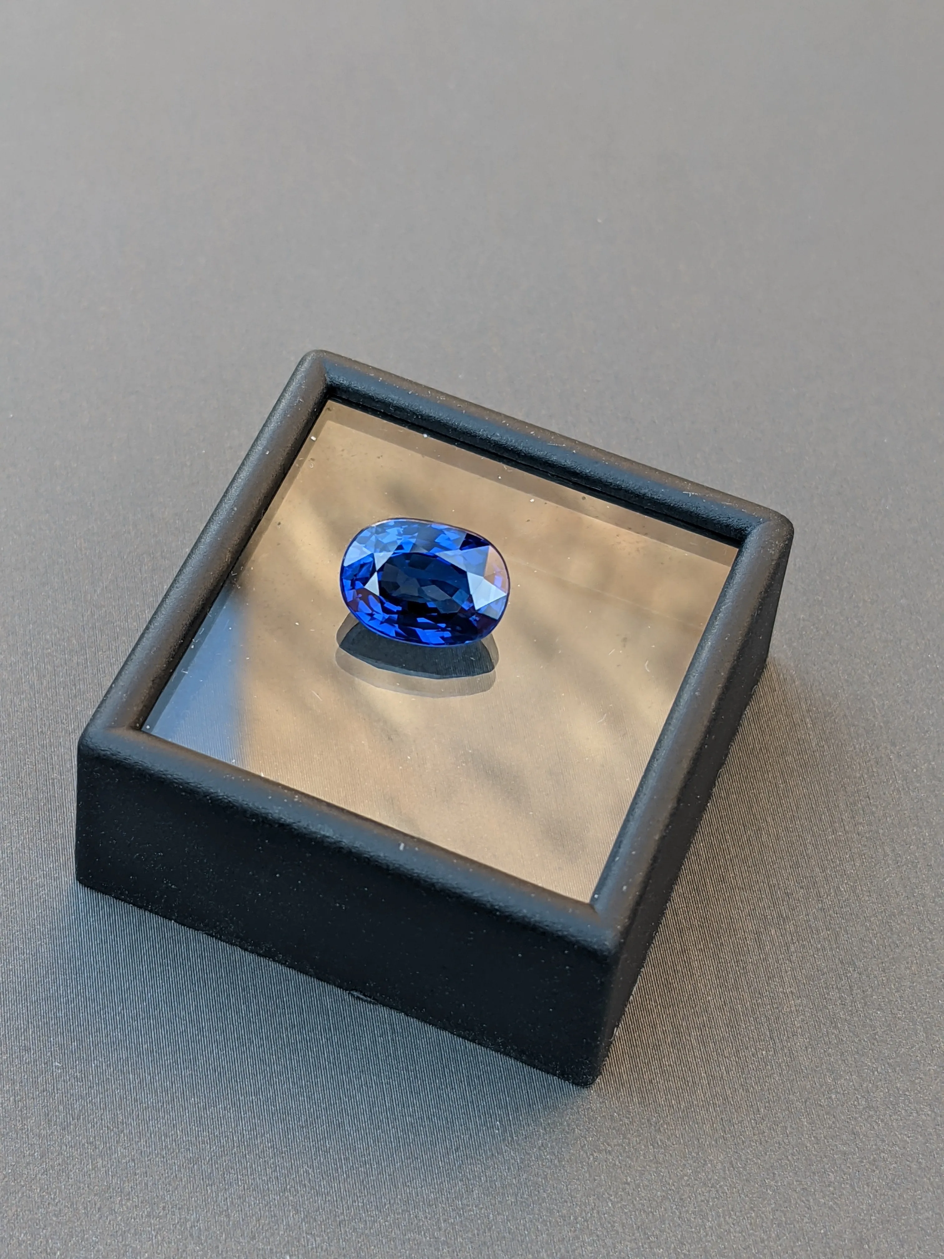 Premium GIA Certified Natural Cushion Brilliant Sapphire (5.03 carats)