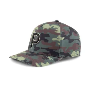 Puma Camo Printed P Snapback Golf Cap