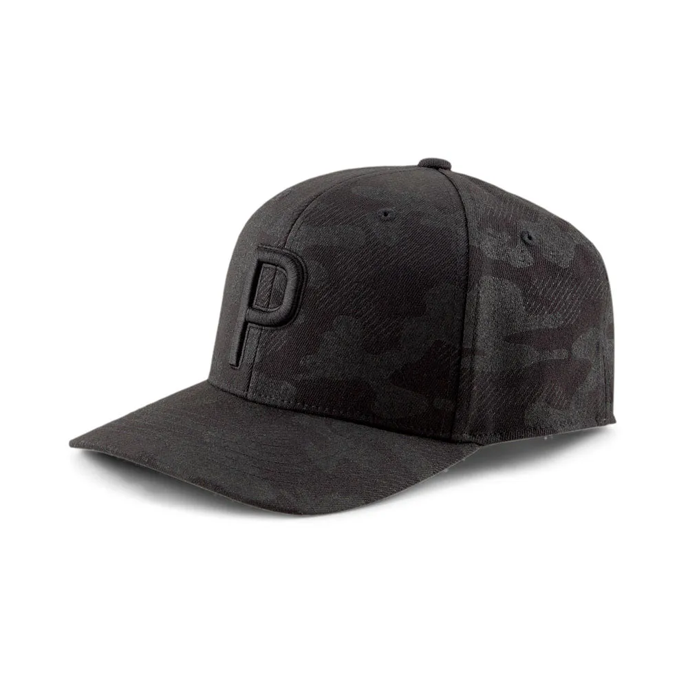 Puma Camo Printed P Snapback Golf Cap