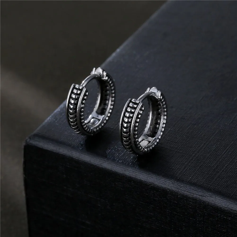 PunkInspired Vintage Chain Earrings Edgy Statement Jewelry