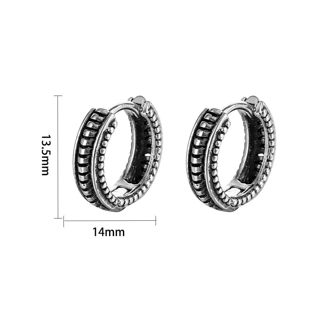 PunkInspired Vintage Chain Earrings Edgy Statement Jewelry