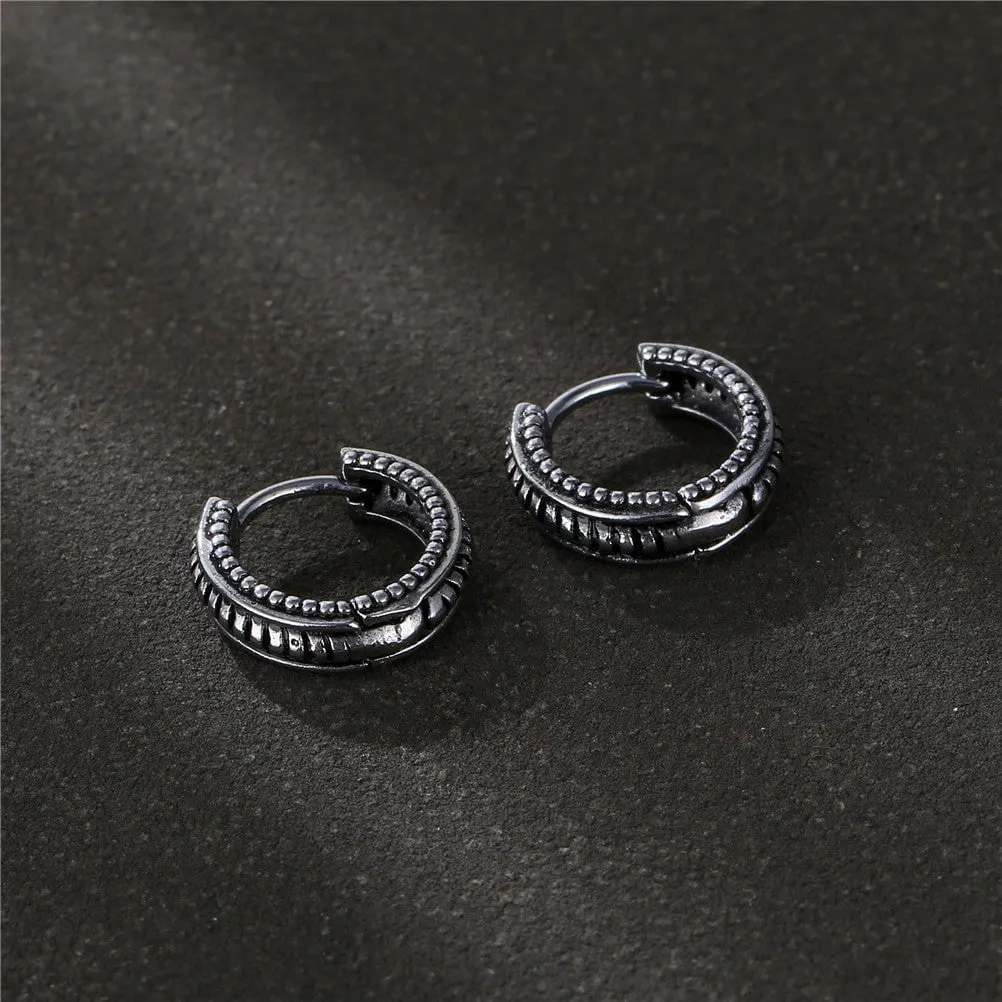 PunkInspired Vintage Chain Earrings Edgy Statement Jewelry