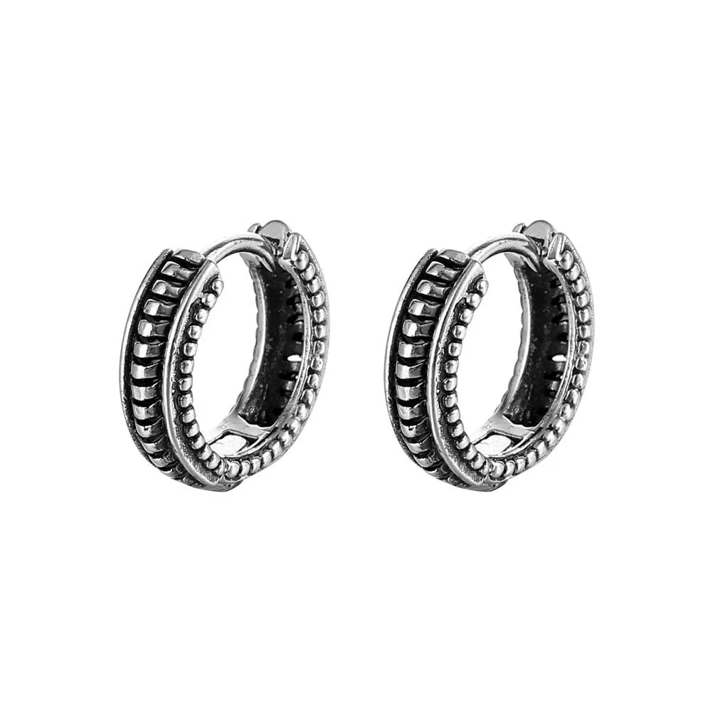 PunkInspired Vintage Chain Earrings Edgy Statement Jewelry
