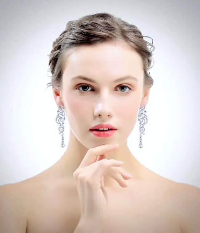 "Addy" - Rhinestone Bridal Earrings