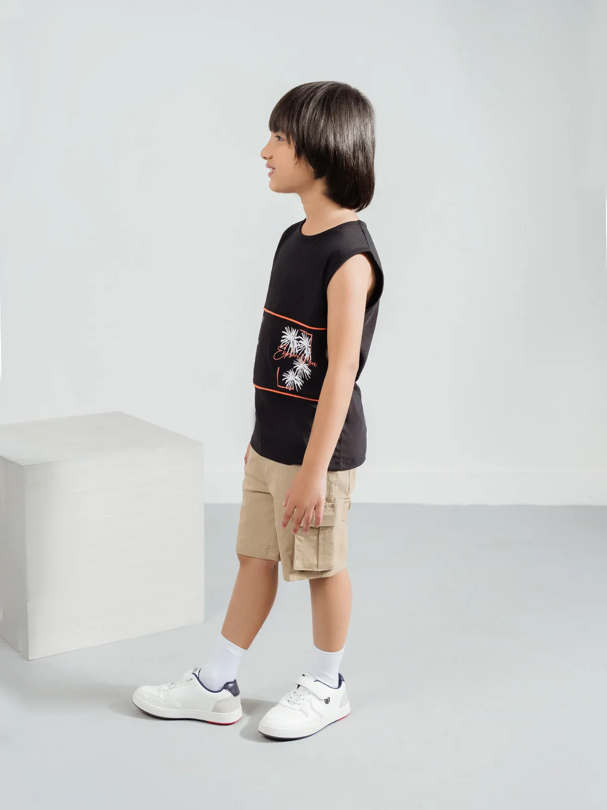 "DYZMA" Regular Fit Graphic Tank Top