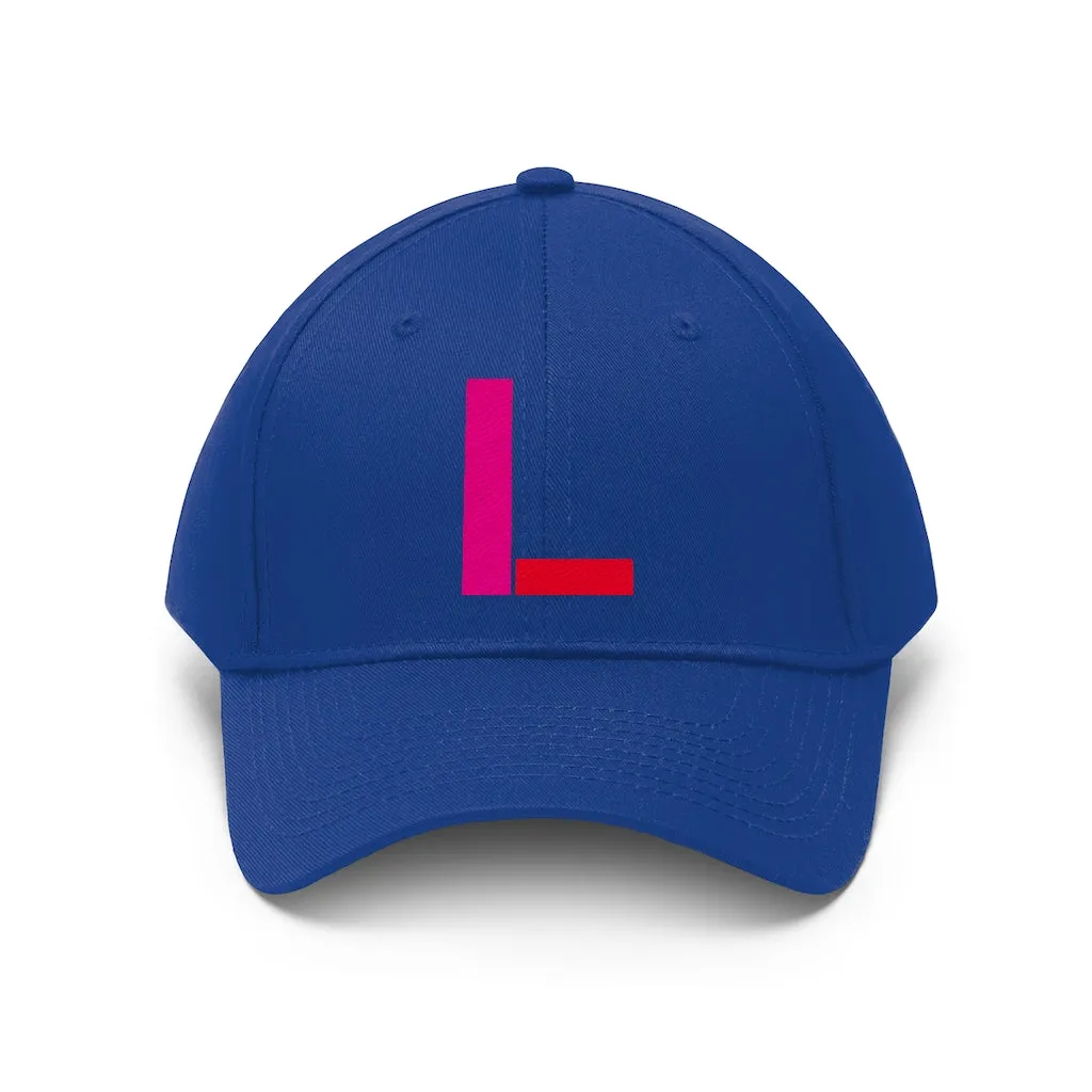"L" Initial Adult Cap