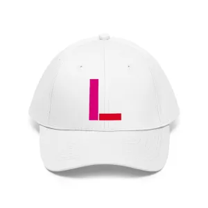 "L" Initial Adult Cap