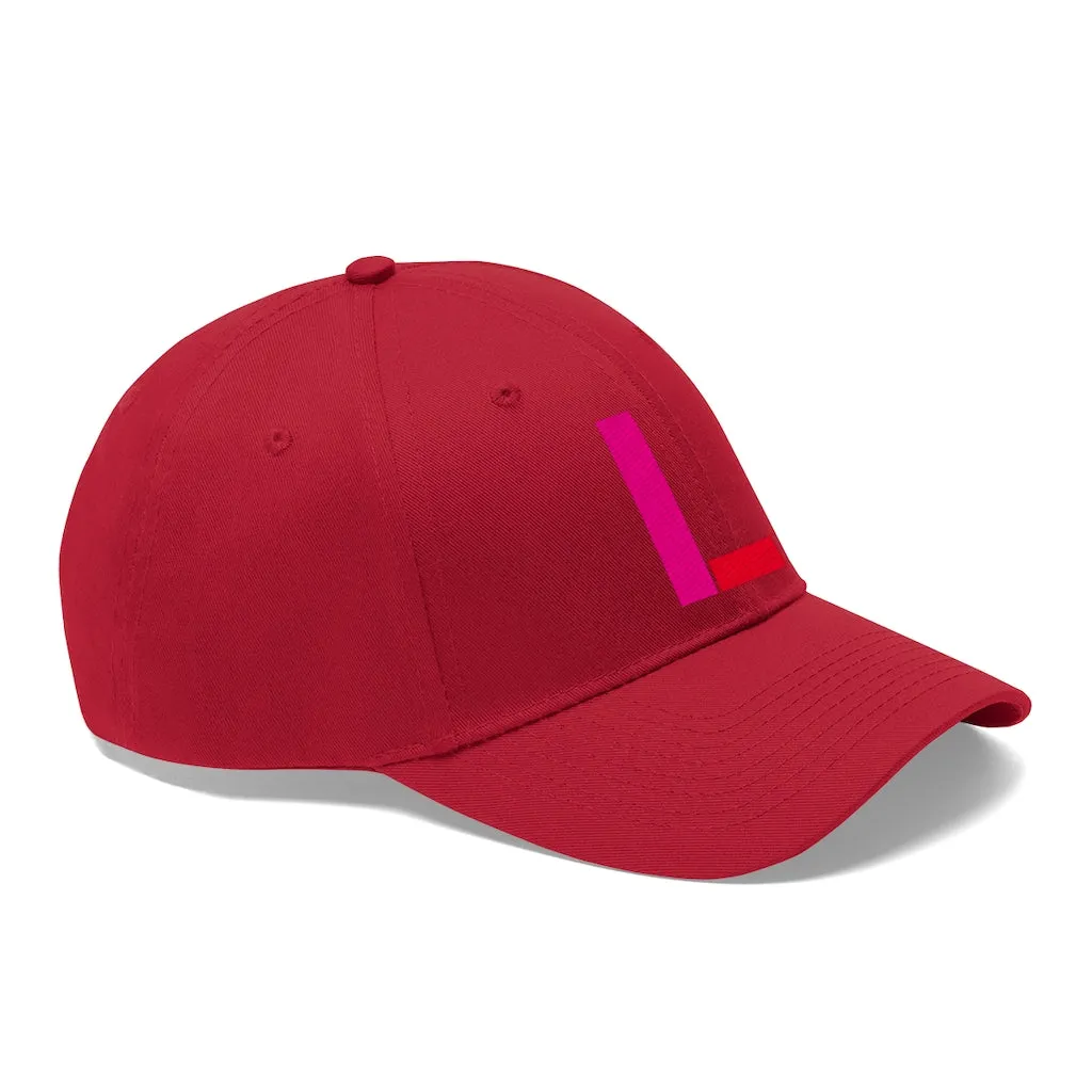 "L" Initial Adult Cap
