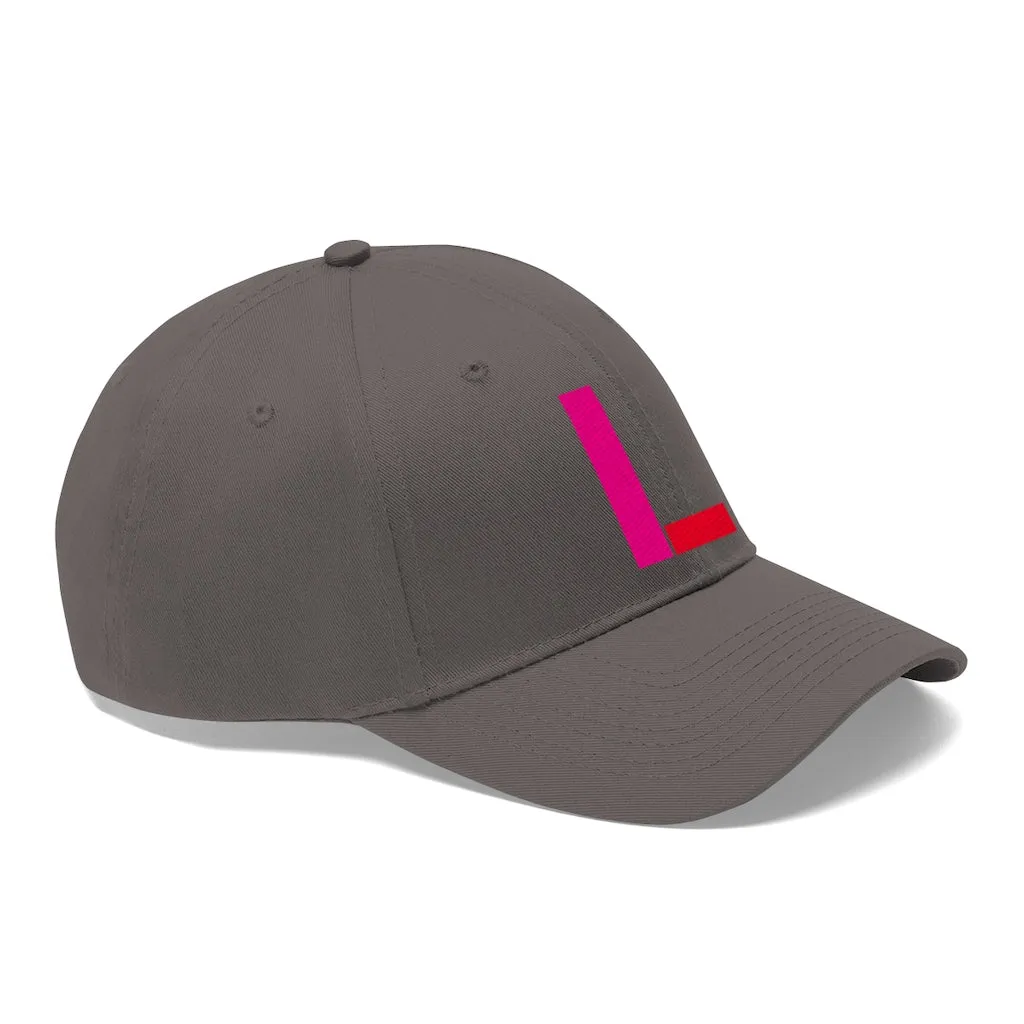 "L" Initial Adult Cap