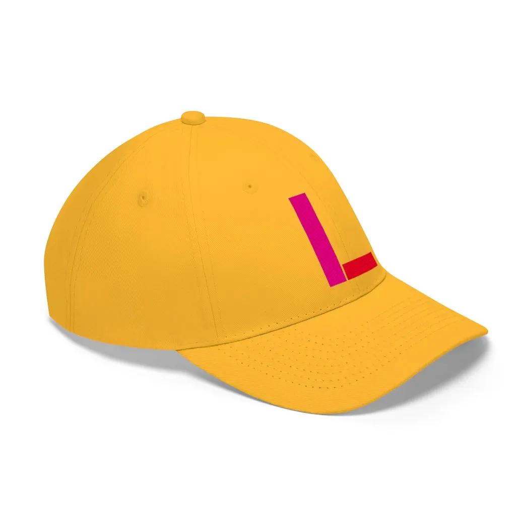 "L" Initial Adult Cap