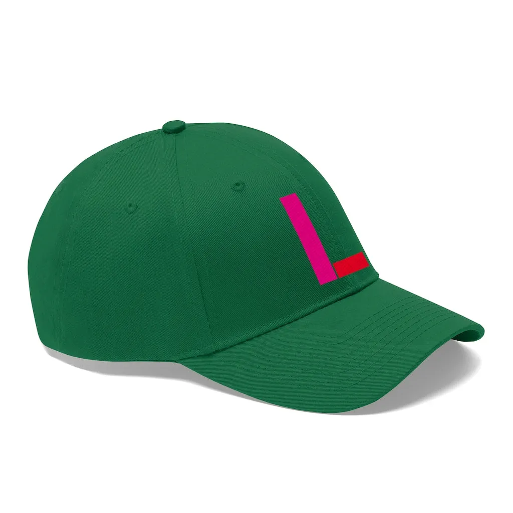 "L" Initial Adult Cap