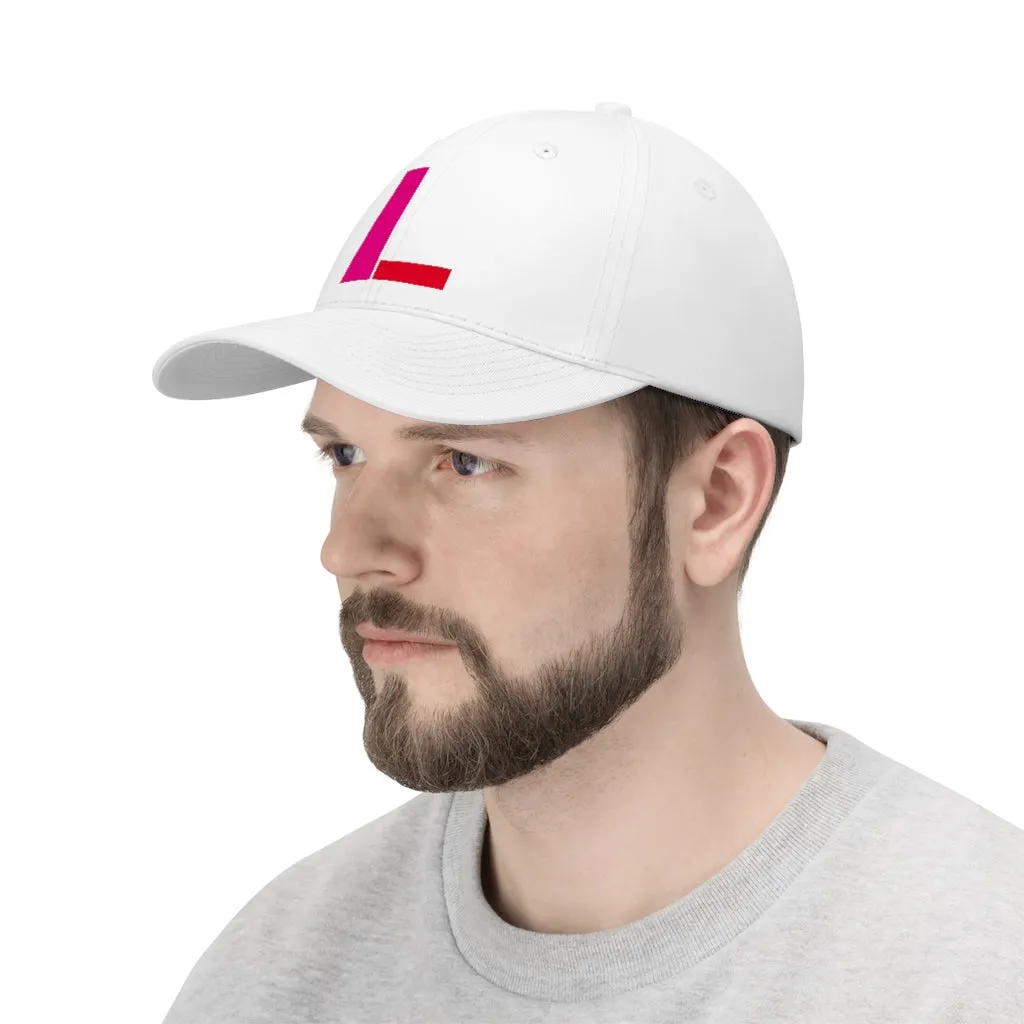 "L" Initial Adult Cap